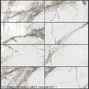 Yurtbay Seramik Invisible Marble Grey 300x600 Set1