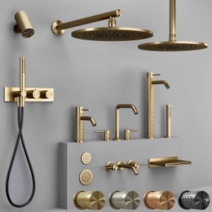 Gessi 316 collection bathroom faucet set (Cesello)