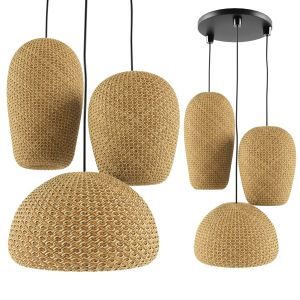 Rattan And Bamboo Chandeliers