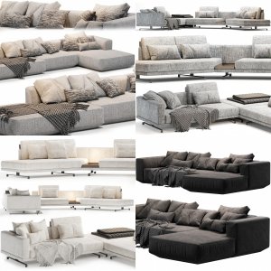 sofas (zanotta,molteni,meridiani,broste copenhagen)