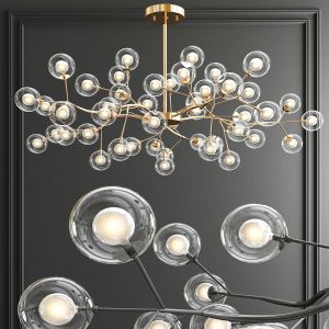 Scandinavian Branching Chandelier