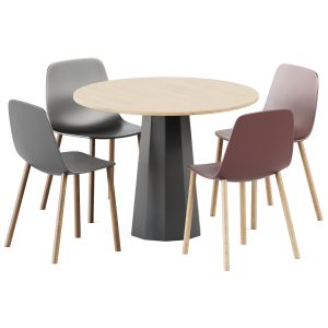 Maarten Chair By Viccarbe And Dix Table By Connubi