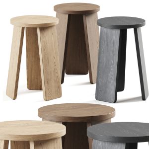 Split Triple Stool By Hübsch Interior