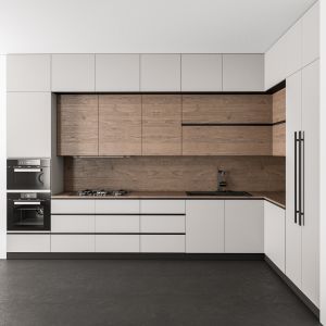 Kitchen Modern - White And Wood 35