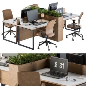 Office Furniture - Employee Set 21