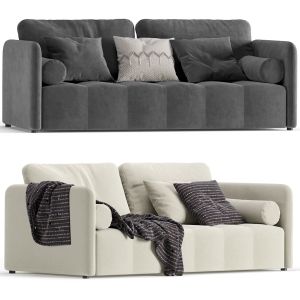 Brent Velvet Light Sofa