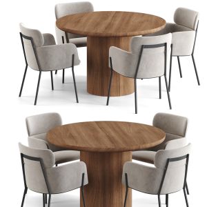 Cb2 Azalea Round Dining Table