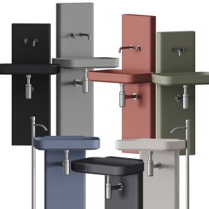 Agape Petra Pedestal Washbasin