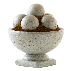 Hand cast hypertufa centerpiece