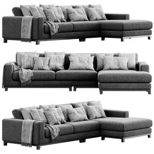 Frankfurt 3 Seater Lounge Sofa By Focus On Furnitu