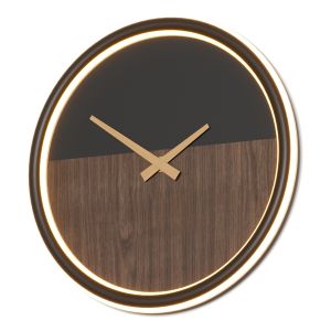 Lampatron Time Wood One Wall Clock