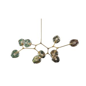 Branching Bubble Glass Chandelier Light