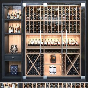 Wine Cabinet With Elite Alcohol. Wine