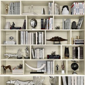 Wardrobe With Decor And Books