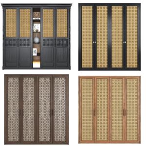 Rattan Wardrobe Set