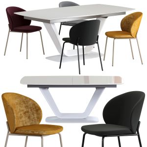 Boconcept - Princeton Dining Chair + Alicante Tabl