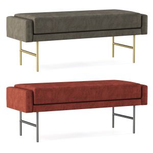 Blu Dot Bank Velvet Bench