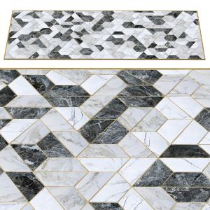 Geometry Modern Marble Floor