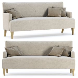 Hbf Brentwood Sofa With Button Back