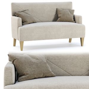 Hbf Brentwood Loveseat With Button Back