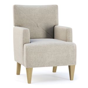 Hbf Brentwood Lounge Chair With Button Back