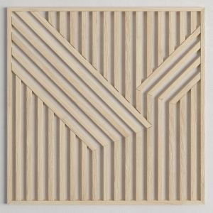 Modern Geometric Wooden Wall Hanging