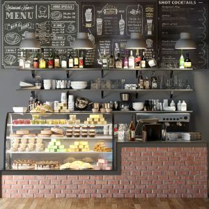 Loft-style Coffee Point In A Supermarket