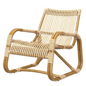 Curve Lounge Chair Indoor Rattan Cane-line