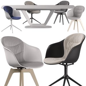 Boconcept - Alicante Table-adelaide Chair Set 01