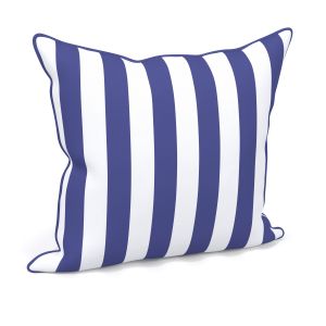 Blue & White Striped Pillow