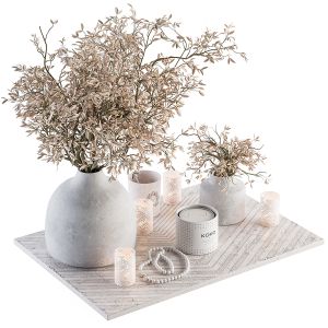 Decorative Set With Bouquet - Set 59