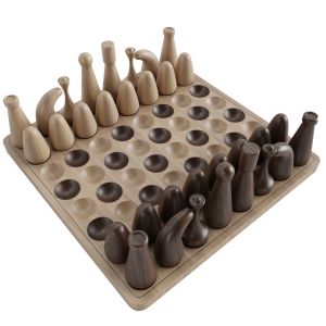 Wooden Chessboard Inspired By Nigerian Local Game