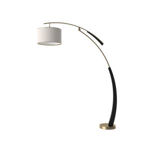 Nova Of California Plimpton Brushed Arc Lamp