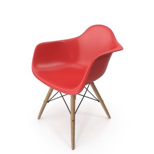 Molded Plastic Eiffel Chair