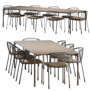 Plano Table & Tidal Chair