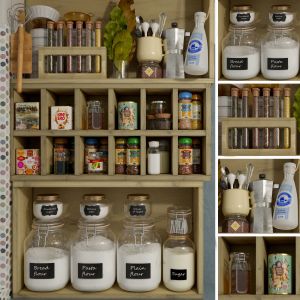 Kitchen Utensils And Groceries. Spices