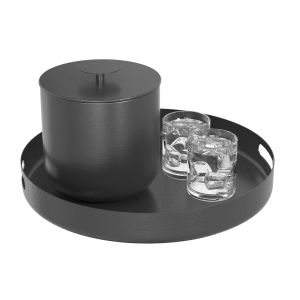 Paradigm Trends Apollo Black Round Bar Ice Tray