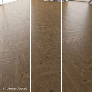 Parquet Oak (Estate New Brushed) Set