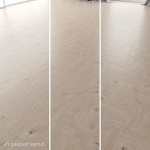 Parquet Oak (Arctic New Brushed) Set