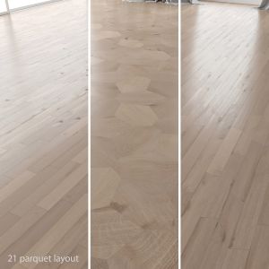 Parquet Oak (Vergne Brushed) Set