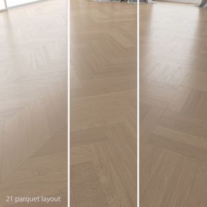 Parquet Oak (Canna Brushed) Set