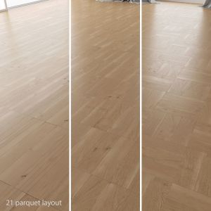 Parquet Oak (Natural Brushed) Set