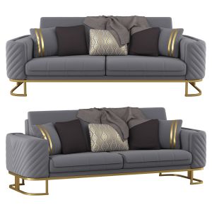 Elvina Living Room Set Gry