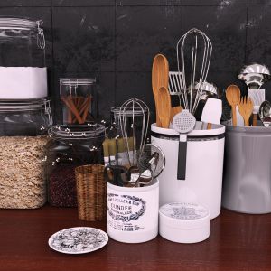 Set Of Kitchen Utensils And Kitchen Accessories