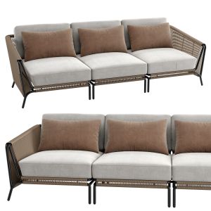 Holly Hunt Salamander Sectional 3-seat