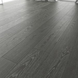 Wood Floor Oak (Metallic Black Brushed)