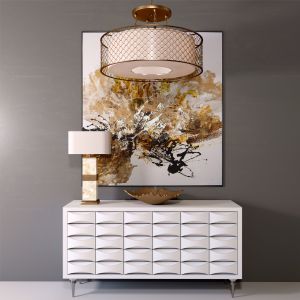 Luxury Chest Of Drawers With 3 Lights