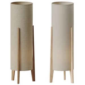 Rocket Table Lamp Tall - Caper Linen