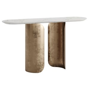 Gabriel Opera Contemporary Oval Console