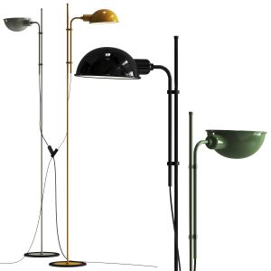 Funiculi By Marset Terracotta Floor Lamp